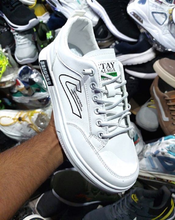 Trendy Casual  White Shoes For Men by Anan Mart Bd