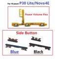 For P30 Lite Power on / off Switch Button Side Volume Up Down Buttons Flex Cable Replacement For Nova 4E. 
