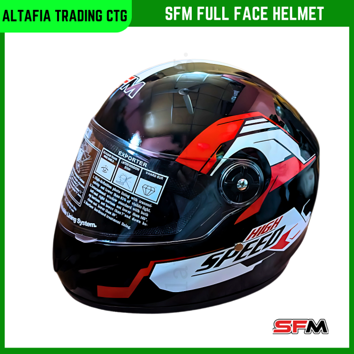 Full%20Face%20Bike%20Helmet%20SFM%20High%20Speed%20in%20Black%20and%20White%20Graphics%20-%20Easy%20To%20use%20and%20Clean,%20A%20Unique%20Choice%20For%20Bikers%20-%20Image%2010
