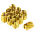 10pcs M8 x M5 Self Tapping Threaded Insert 302 Slotted Type Screw Bushing for Thread Repair. 