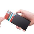 Aluminium Alloy Anti Rfid Blocking Bank Card Holder ID Bank Card Case Rfid Protection Metal Credit Card Holder. 