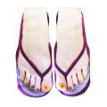 5 Pair Flip Flop Socks 3D Pattern Manicure Print Running Socks Women.