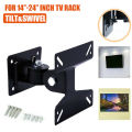 LED LCD TV Wall Mount Monitor Stand 180 Degree Rotation Bracket Swivel Tilt 14 to 24 Inch LED LCD TV Wall Mount Bracket Monitor Holder. 
