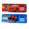 Magical Pencil Box With 8 Digit Calculator And Double Pencil Sharpener And Chamber Random Color 1box. 