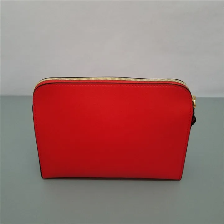 Estee%20Lauder%202020%20Autumn%20Bee%20Red%20PU%20Cosmetic%20Bag%20Travel%20Carrying%20Makeup%20Storage%20Handbag%20-%20Image%203