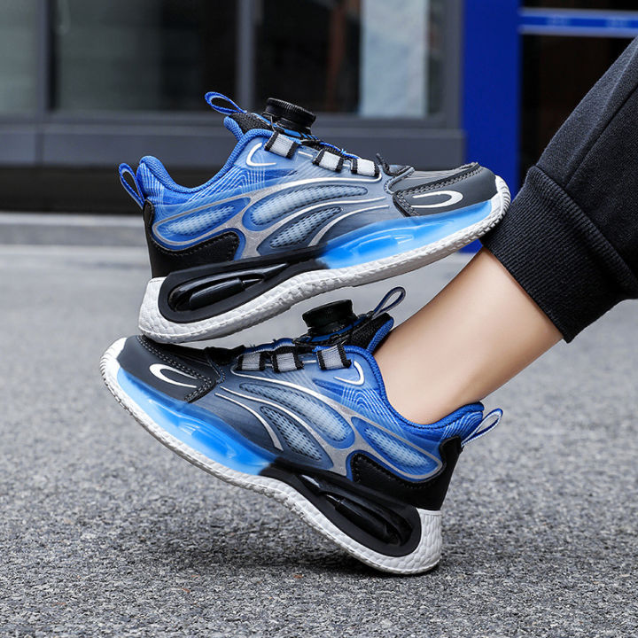 Boy's%20shoes%202023%20Autumn%20New%20Children%20Running%20Sneaker%20Middle%20and%20Big%20Boys%20Rotating%20Button%20Basketball%20Shoes%20-%20Image%204