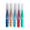50Pcs Interdental Brush Dental Tooth Flossing Head Oral Dental Hygiene Flosser Toothpick Cleaners Tooth Cleaning Tool.