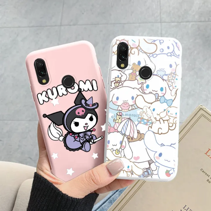 Phone%20Case%20for%20Xiaomi%20Redmi%20Note%207%207S%20Pro%20Back%20Cover%20Girl%20for%20redmi%20note%207%20Anti-drop%20Kuromi%20Melody%20Cinnamoroll%20Silicone%20Cases%20-%20Image%205