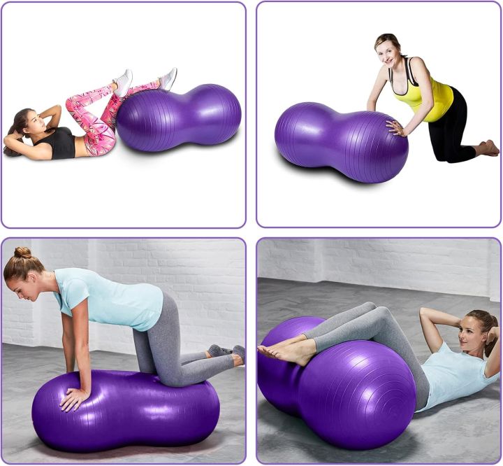 Peanut%20Ball%20for%20Kids%20Therapy,%2090x45cm%20Anti-burst%20Exercise%20Ball%20With%20Pump,%20Gym%20Quality%20Fitness%20for%20Pregnancy%20Birth,%20Physical%20Therapy,%20Child%20Training,%20Women,%20Men%20-%20Image%205