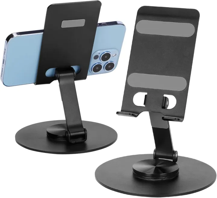 Foldable%20rotating%20metal%20mobile%20phone%20stand%20-%20Black%20-%20Image%204