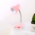 GC Led Night Lights Cute Mini Table Lamp 360 Degree Rotatable Student Eye Protection Clip-on Reading Lamp light color:pink. 
