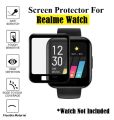 Realme Watch Screen Protector 3D Full Coverage Protective Film Scratch Proof Clear Soft Fibre Glass SmartWatch Screen Protector. 