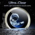 Camera Lens Protector for Samsung Galaxy S24 Ultra, 9H Tempered Glass Metal Individual Ring Cover, Easy Installation Tray, HD Clear, 1 Set (Titanium Grey,Titanium Black,Titanium Violet). 