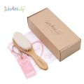 Baby Hair Brush for Hair Personalized Baby Brush Soft Goat Bristle Kids Hair Brush Newborn Hair Comb for Care. 