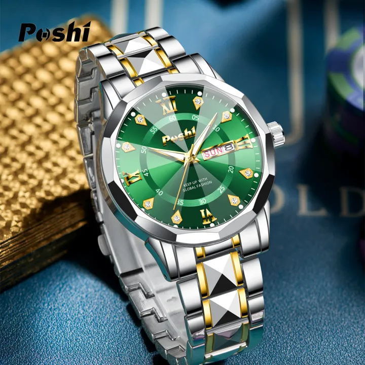 POSHI%20Men's%20Watch%20Date%20Week%20Fashion%20Watch%20Men%20Original%20Waterproof%20Non-mechanical%20Luminous%20Dual%20Calendar%20Quartz%20Wristwatch%20-%20Image%204