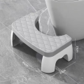 Non-Slip, Portable Squat Toilet with Removable Seat grey.