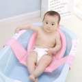 Baby Foldable Bath Tub Pad Adjustable Comfortable Non-Slip Baby Bath Seat Infant Safety Shower Antiskid Cushion Plastic Net Mat Baby Shower Net Bathtub Sit Up Mesh for Newborn. 