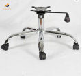 Revolving Chair Parts  Metal chrome chair base kit. 