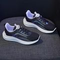 Casual Women's Shoes Wholesale Sneakers Women's Fashion Trend Fashion Fly Woven Face Breathable Women's Lightweight Sports Women's Shoes. 