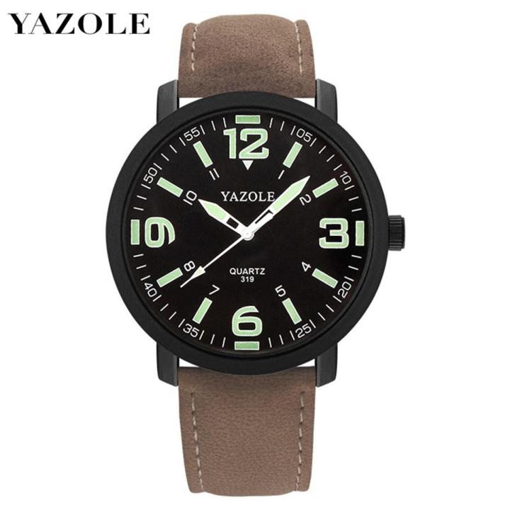 YAZOLE 319 Top Luxury Brand Watch For Man Fashion Sports Men Quartz Watches Trend Wristwatch Gift For Male jam tangan lelaki