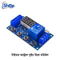 LED Display Automation Cycle Delay Timer Control Off Switch Delay Time Relay (6V 9V 12V 24V) XY-J02 DC 6~30V Support Micro USB 5V. 