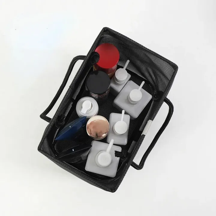 Large/small%20Shower%20Bag%20Portable%20Toiletry%20Bag%20Men's%20Dental%20Supplies%20Mesh%20Toiletry%20Bag%20Basket%20Women's%20Travel%20Storage%20Basket%20-%20Image%203