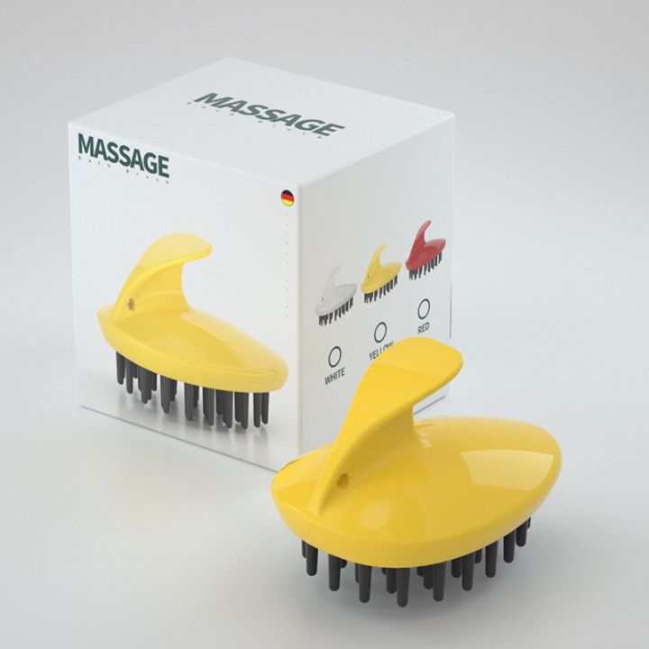 Head Shampoo Massage Brush Tool Silicone Adult Hair Catcher Men's Scalp Meridian Shampoo Silicone Soft Massage Comb
