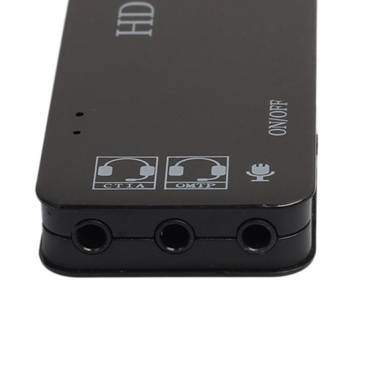 2X%203%20Port%20USB%202.0%20Hub%20External%207.1Ch%20Sound%20Card%20Headset%20Microphone%20Adapter%20for%20Pc%20Black%20-%20Image%202