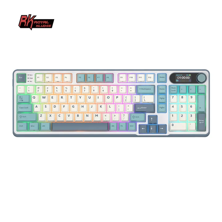 RK%20Royal%20Kludge%20RK%20S98%2098%20Key%20Tri-Mode%20RGB%20Wired%20Bluetooth%202.4G%20Wireless%20Mechanical%20Keyboard%20With%20TFT%20Screen%20-%20Image%202