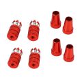 RC Transmitter Stick Ends Controller Thumb Rocker M3 Thread ,Red.