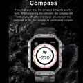 Original GW55 Smart Watch Compass BT Call 2.02'' Voice Assistant 3ATM IP68 Waterproof Heart Rate Outdoor Sports Smartwatch Men.