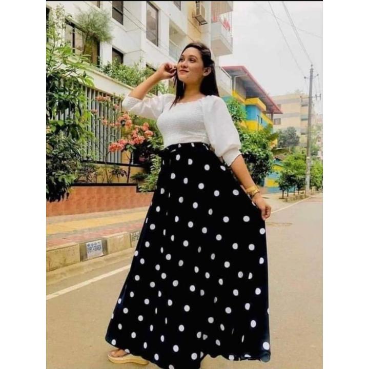 Western Dress summer fashion Smoki Tops and Skirts, women's summer