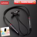 Lenovo Wireless Headsets He05X Magnetic Hanging Bluetooth 5.0 Call Noise Reduction. 