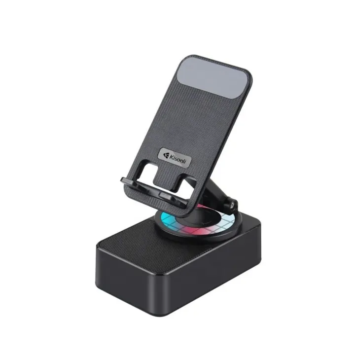Mobile%20Stand%20Phone%20Stand%20with%20Bluetooth%20Speaker%20Height%20Adjustable%20Aluminum%20Alloy%20Stable%20Phone%20Holder%20-%20Image%204