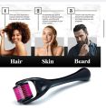 Derma Roller 0.5 mm Professional Titanium Microneedle Derma Roller Hair Regrowth Acne Scars Anti-aging Skin Therapy Dermatology System - 5MMDR. 