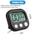 Magnetic LCD Digital Kitchen Countdown Timer Stopwatch with Stand Practical Cooking Sports Alarm Clock Reminder Tools. 