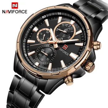 NAVIFORCE%20%20Silver%20Stainless%20Steel%20Chronograph%20Wrist%20Watch%20for%20Men%20model%209089%20-%20Image%204