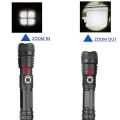 Dropshipping Most Powerful Flashlight XHP50 Ultra Bright Xlamp USB Zoomable Led Torch 18650 or 26650 Rechargeable Battery light. 