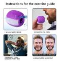 Jaw Exercise Ball Fitness Face Masseter men facial pop go mouth Jaw Exerciser Muscle chew ball chew bite breaker training Facial Toner Exercise Fitness. 