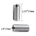 20 Pcs Thread Reducing Nuts Screw Sleeve Bolt Conversion Nuts M8 Male To M6 Female Thread. 