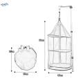 Hanging Drying Netting Foldable Fish Drying Net for Plants Underwear 3 Layer.