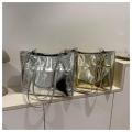 Casual Handbags Spacious Elegant Large-capacity Tote Bags PU Leather Chain Detail Women's Bags for Daily Use Work Tote Stylish Women Trendy Accessory Travel-Friendly.