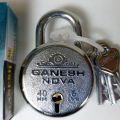 40 mm Steel Locks / Tala. Medium size lock for shop & home with three original keys.. 