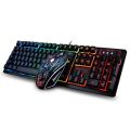 K13 RGB Backlit USB Gaming Keyboard & Optical 2400 DPI Mouse Combo Set. 