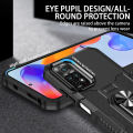 KEYSION Shockproof Case for Redmi Note 11 Pro 5G 11S Ring Stand Phone Back Cover for Xiaomi Redmi Note 10 Pro 10S 10C 9T 9S 9A. 