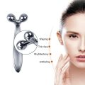 Body Massager 3D Manual Roller Massager 360 Rotate Roller Face Body Massager Skin Lifting Wrinkle Remover and Facial Massage Relaxation and Skin Tightening Tool UniSex (Silver). 