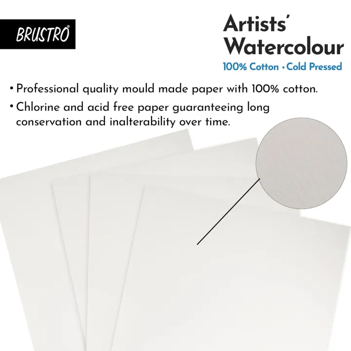BRUSTRO%20Artist%20100%25%20Cotton%20Watercolour%20Pad%20Cold%20Pressed%20300%20GSM%20A4-12%20Sheets%20-%20Image%206