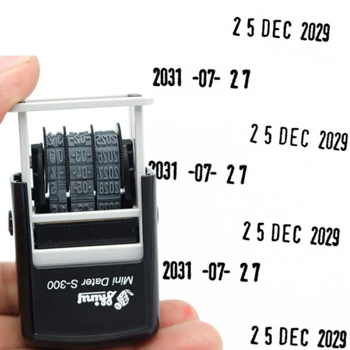 S-300%20Shipping%20Receiving%20Self-Inking%20Diy%20Date%20Stamp%20Mini%20Date%20Diy%20Stamp%20Self-Inking%20Scrapbooking%20Stationery%20Stamp%20Rolling%20Wheel%20-%20Image%203