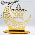 Eid Al-fitr Festival Acrylic Ornaments Premium Ramadan Decoration Perfect Gifts For Home Islamic Muslim Party Moon Decor. 
