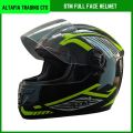 STM Elegant New Full Face Motorcycle Helmet Comfort Fit Adult One Size.